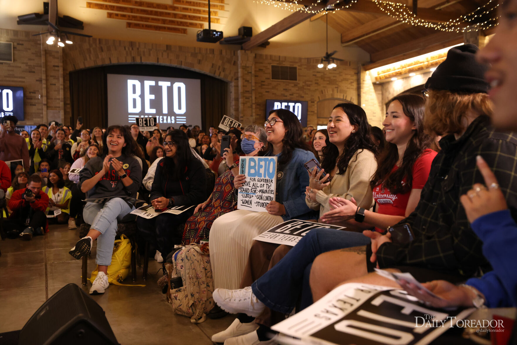 Red Raiders cheering on O’Rourke